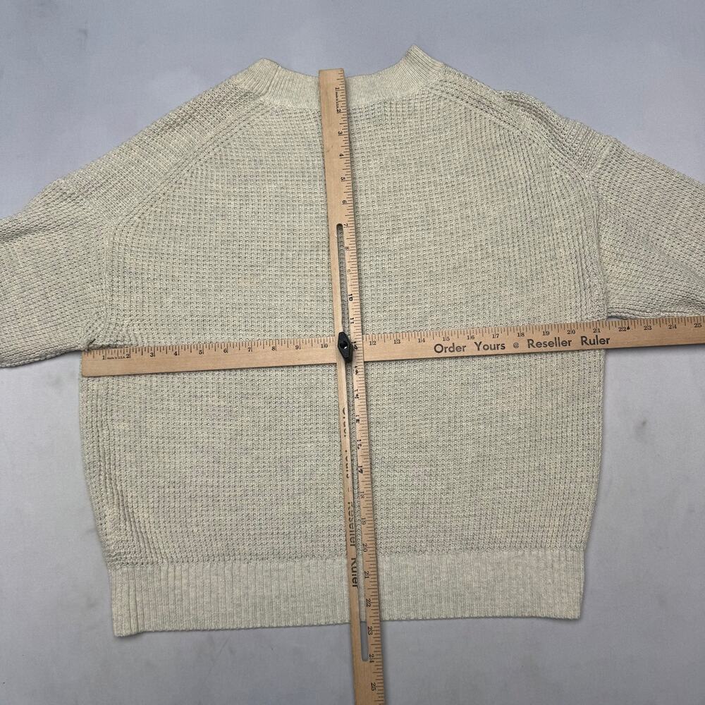 Buck Mason Seafarer Cotton Shrunken Crew Sweater Women's Medium READ Luxury - Picture 7 of 13